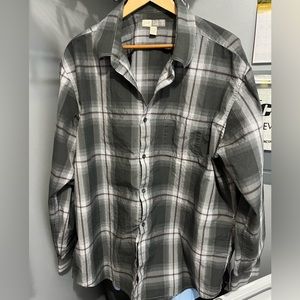 JOSEPH ABBOUD long sleeve dress shirt XXL 100% cotton.  worn 2x.   Button front